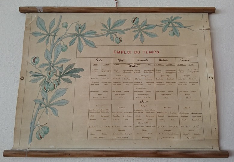 Emploi du temps 1900