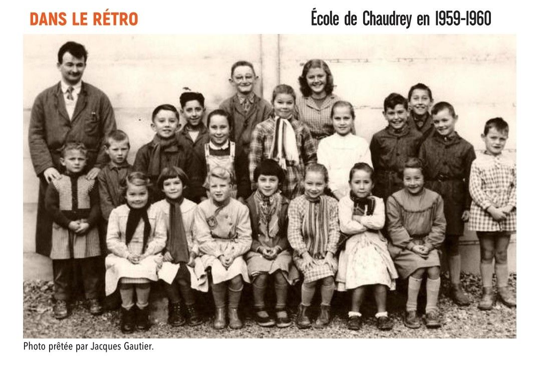 École de Chaudrey en 1959-1960
