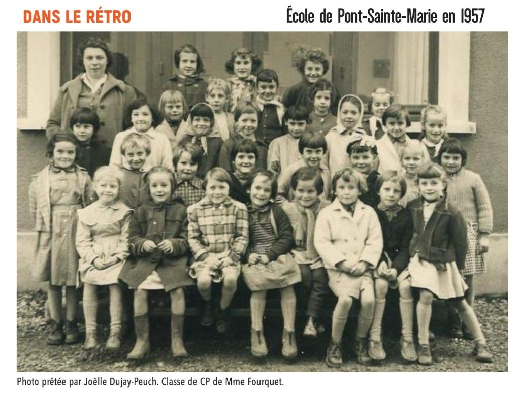 École de Pont-Sainte-Marie en 1957