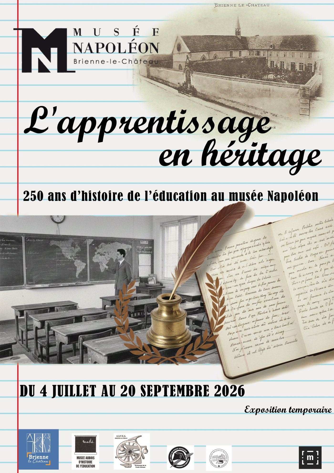 Le Musée Aubois d’Histoire de l’Education partenaire de l’exposition « L’apprentissage en héritage - 250 ans d’histoire de l’éducation » au musée Napoléon de Brienne le Château (10)